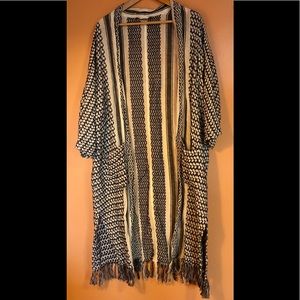 Garnet hill linen/cotton duster